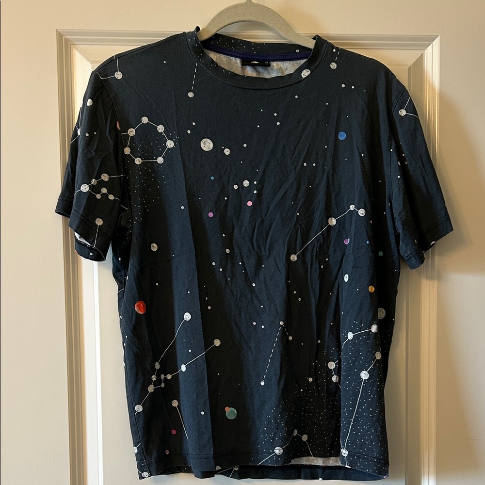 Paul Smith Grey T-Shirt with Constellation Design